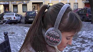 Slutty Teen Auditions with Rough POV Blowjob and Fuck