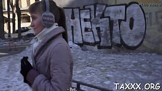 Slutty Teen Auditions with Rough POV Blowjob and Fuck