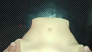 candy's double penetration hits both holes perfectly