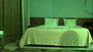 homemade voyeur captures horny chick's passionate hotel pussy riding after party