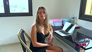 milena the sexy milf with big tits craves massive cocks teasingly