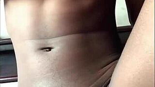 Watch this sexy petite ebony tease naked!