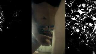 Amateur Shemale Khora Masturbates Her Cock on Webcam