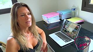 milena the sexy milf with big tits craves massive cocks teasingly