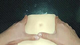 candy's double penetration hits both holes perfectly