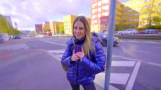 flashing dare turns into taxi masturbation promo fun