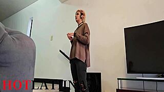 Trio Halloween Fuck With Petite Argentinian Girl Taking Cumshot In Homemade Hardcore.