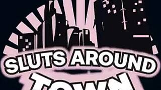 horny slut stuffs two monster cocks at once!