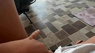 Colombian beauty fingers gaping wet pussy lips outdoors passionately