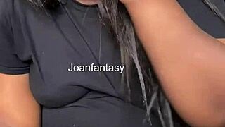 Creamy Ebony Pussy Toy Explosion!