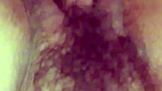 Fucked hairy pussy till clit swelled micro penis size