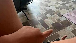 Colombian beauty fingers gaping wet pussy lips outdoors passionately