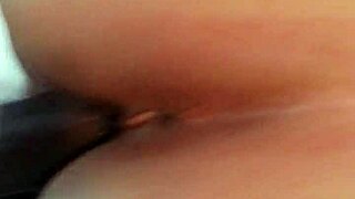 Teaching fat BBW to deepthroat monster black cock