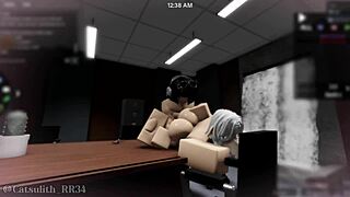 Office Tease Submits After Long Wait For Bent Over Cowgirl Creampie