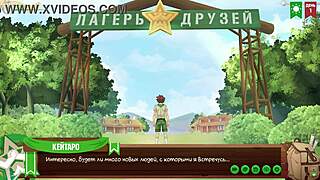 natsumi's journey ends in game friends camp episode 60, russian voiceover!