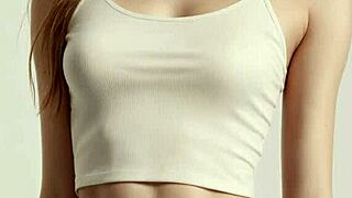 ai generated lingerie models showcase sexy panties and barefoot poses