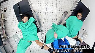 I Watch Aria Nicole and Angel Santana Reach Hospital Orgasm in Latex