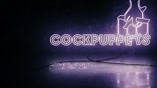 Skyler squirts on cock in puppet domination