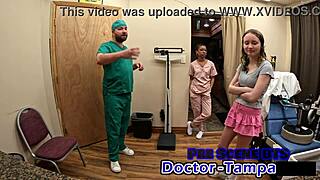 Dr Tampa, is this my neighbor Serena Morgan's first gyno exam?