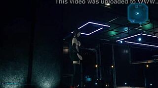 Tifa's Topless Monkey Bar Thrill!