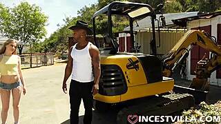 petite bobbi dylan tempted by massive black cock interracial