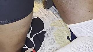 Huge Ebony Ass Spread for Dripping Cum