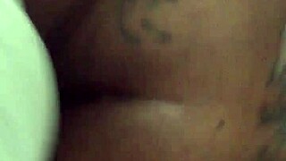 tattooed stripper teases big ass on sofa before taking monster cock doggystyle