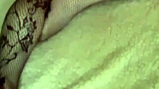 waking up to hot cum splashing my sexy milf ass in stockings feels amazing