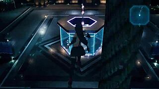 Tifa's Topless Monkey Bar Thrill!