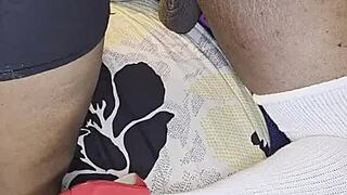 Huge Ebony Ass Spread for Dripping Cum