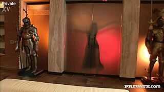 Horny Blonde Cherry Jul Gulps Group Cum Facials After Blowjobs