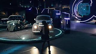 Tifa's Topless Monkey Bar Thrill!