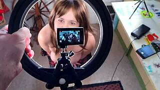 Non-Stop Cum Swallowing Busty Brit Chugs Three Thick Jizz Loads