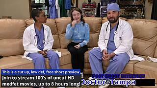 Dr Tampa, is this my neighbor Serena Morgan's first gyno exam?