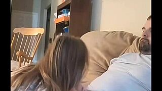 Specific Femdom Couch Tease Builds to Wet Pussy Creampie Explosion