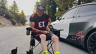 Who Claims This Tattooed Ass After Thong Tease in Club 4K?