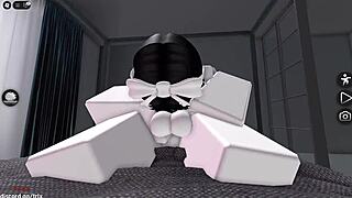 i pound my italian girlfriend hard right in roblox world!
