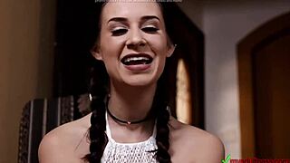 POV Cassidy Klein Gagging on Deepthroat Blowjob with Choking Ass Play