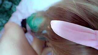 skinny schoolgirl takes classmate facial cumshot