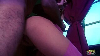 whoa, check out this horny guy pounding a big tits blonde milf in heels and lingerie, cowgirl to facial cumshot finish! 😍👅