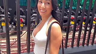 amateur latina savors gringo neighbor's throbbing big cock