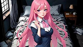 i'm your crazy hentai mistress tying you up for endless joi in spanish