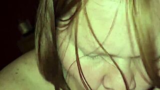 Kinky milf licks pee hole and pisses wildly