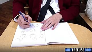 Ebony Teacher Toyed in Wild Group Fuck Fest