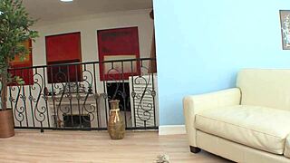 Flaunting Blonde Curves Bent Over for Deep Thrusts