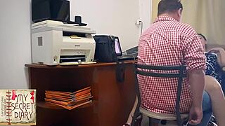 Boss Ravages Secretary's Tight Pussy and Mouth in Office Domination Compilation