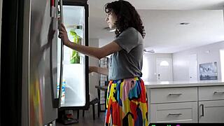 hey stepdad, watch your girl drop to knees for that deep suck