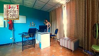 Boss Ravages Secretary's Tight Pussy and Mouth in Office Domination Compilation