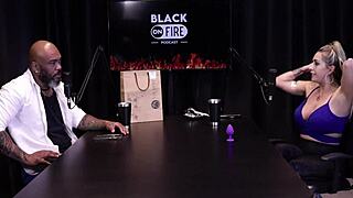 julia flashes tits after stress in naughty boob game