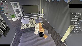 heart races as roblox slut betrays boyfriend surrendering virginity in steamy condo